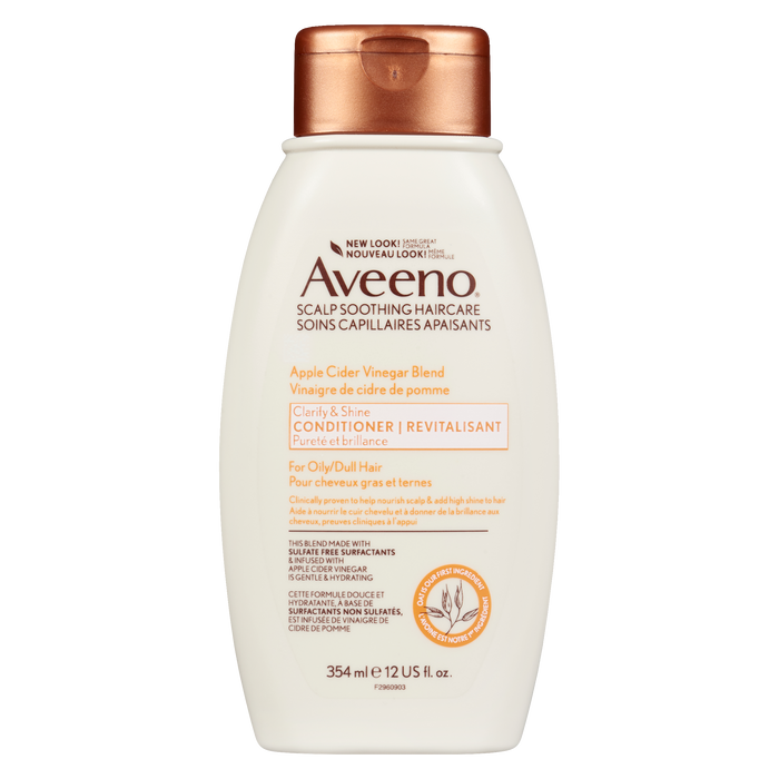 Aveeno Clarify & Shine Conditioner Apple Cider Vinegar Blend 354 ml ℮