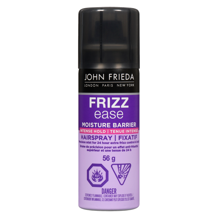 Spray capillaire Frizz Ease de John Frieda Moisture Barrier, tenue intense, 56 g