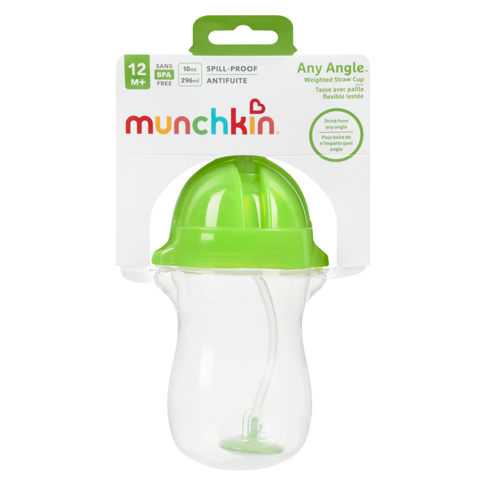 Tasse à paille lestée Munchkin Any Angle 12 m+ 296 ml