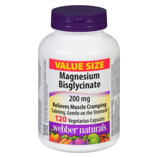 Webber Naturals Magnesium Bisglycinate 120 Capsules