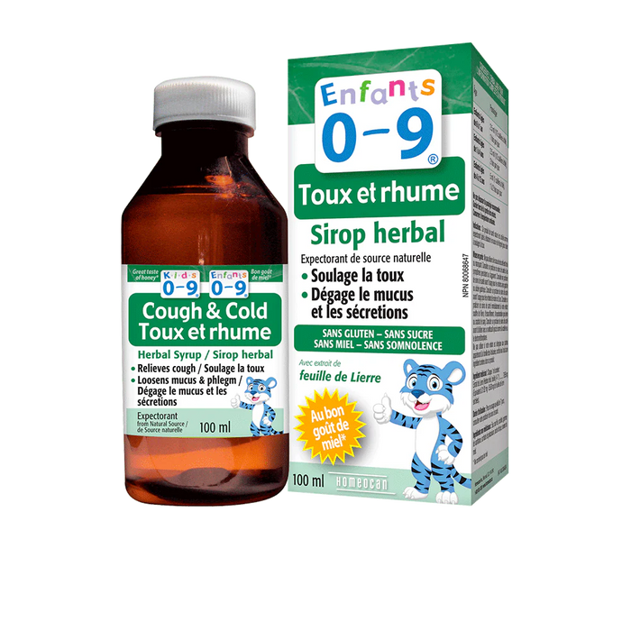 Homeocan Kids 0-9 Herbal Cough & Cold Syrup