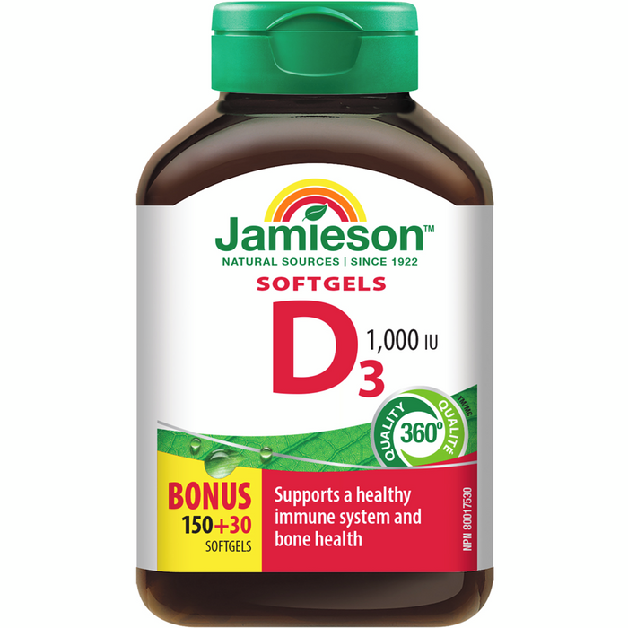 Jamieson Premium Vitamin D 1000 IU