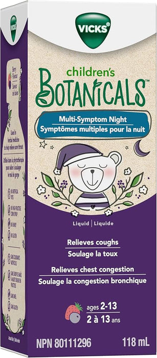 Vicks Childrens Botanicals Multi-Symptom Night