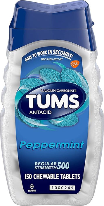 Tums Regular Strength Peppermint