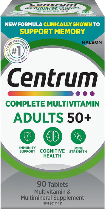 Centrum Multivitamin Adults 50 Plus, 90 Tablets
