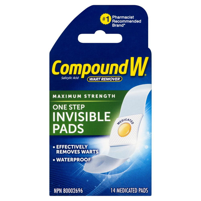 Compound W Invisible Wart Remover Pads