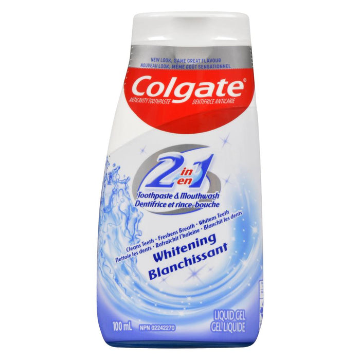 Colgate Liquid Gel 2-in-1 Whitening Toothpaste and Mouthwash