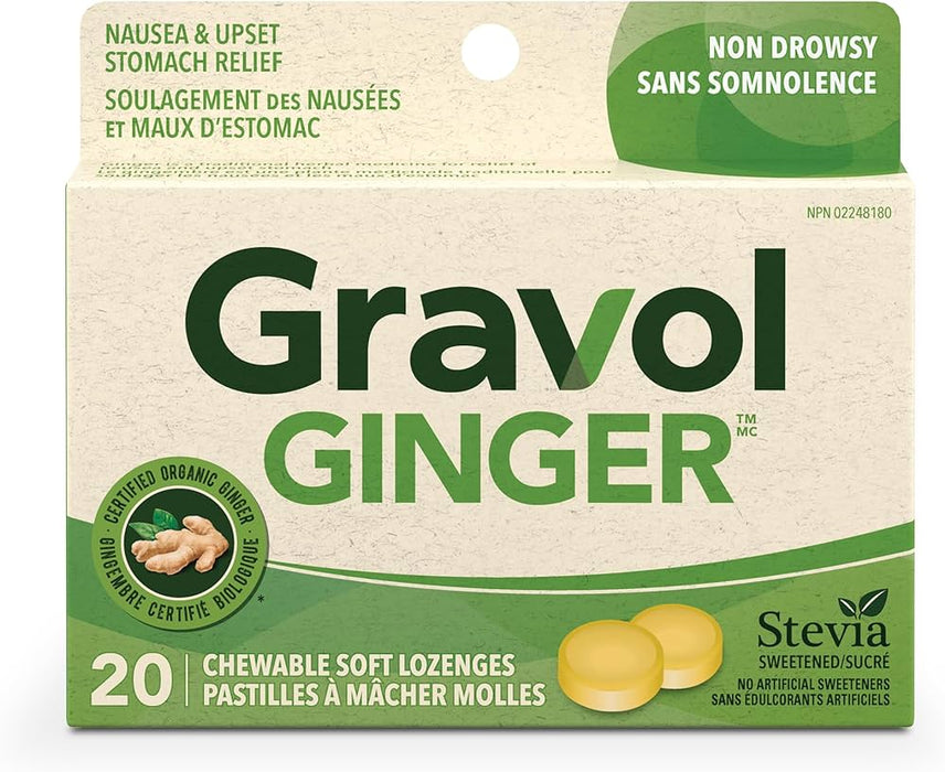 Gravol Natural Source Ginger Lozenges