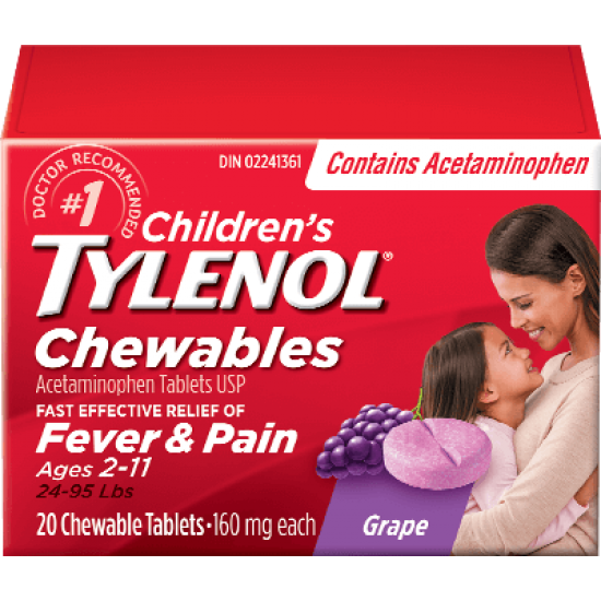 Children's Tylenol Fever & Pain - Grape