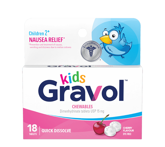 Gravol Kids Quick Dissolve 15 mg