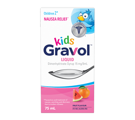 Gravol Kids Liquid 15 mg/mL - Fruit