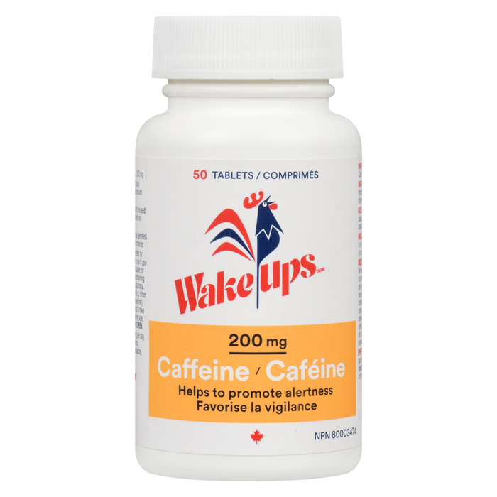 Wake Ups Caféine 200 mg 50 comprimés