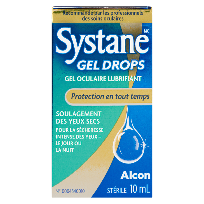 Systane Gel Drops Lubricant Eye Gel Anytime Protection Sterile 10 ml