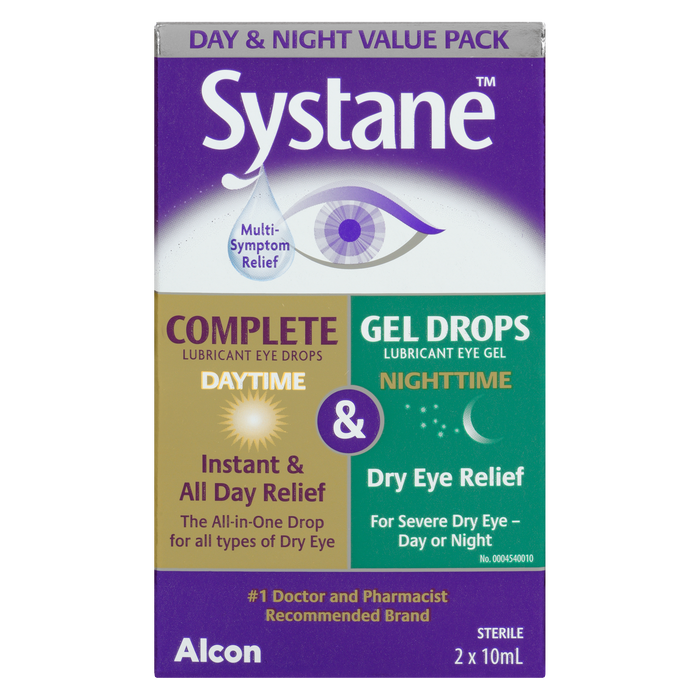 Systane Day & Night Value Pack 2 x 10 ml