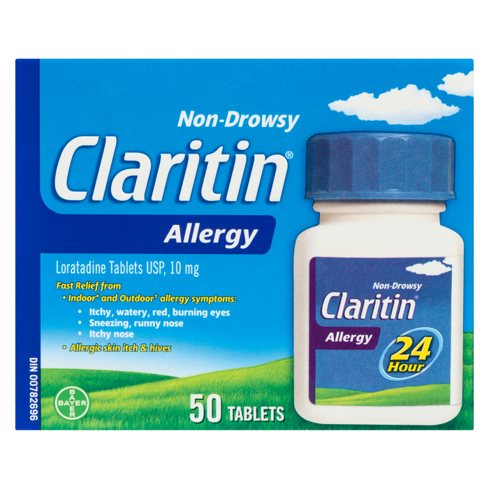 Claritin Allergie 24 heures 50 comprimés