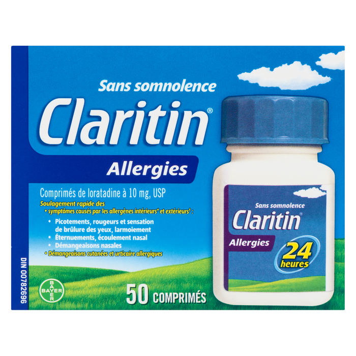 Claritin Allergie 24 heures 50 comprimés