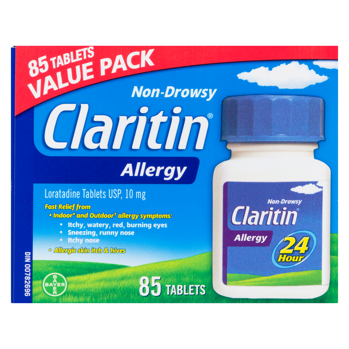 Claritin Allergy Pack économique 24 heures 85 comprimés