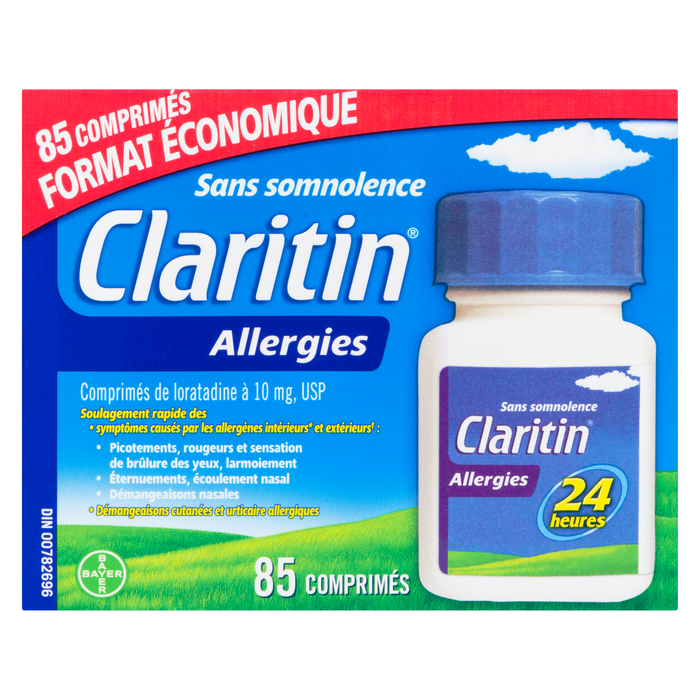 Claritin Allergy Pack économique 24 heures 85 comprimés