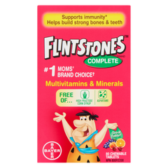 Flintstones Multivitamins & Minerals Complete 80 Chewable Tablets