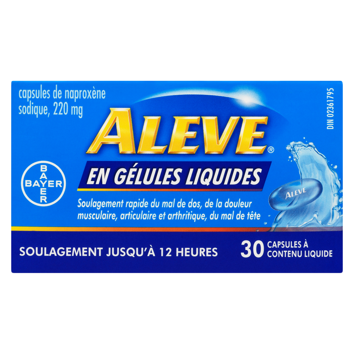 Aleve Liquid Gels 30 Liquid Filled Capsules