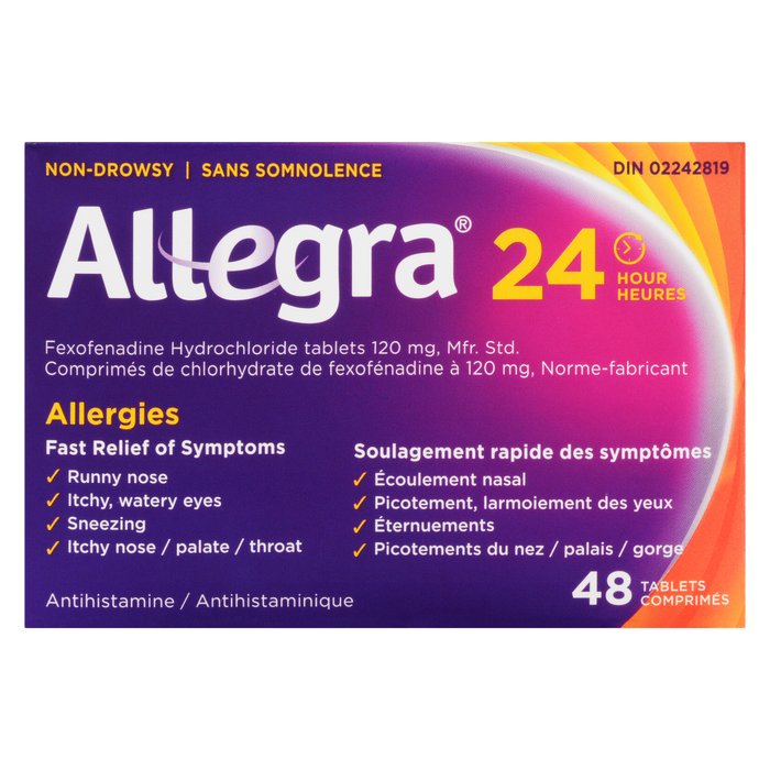 Allegra Antihistamine 24 Hour 48 Tablets