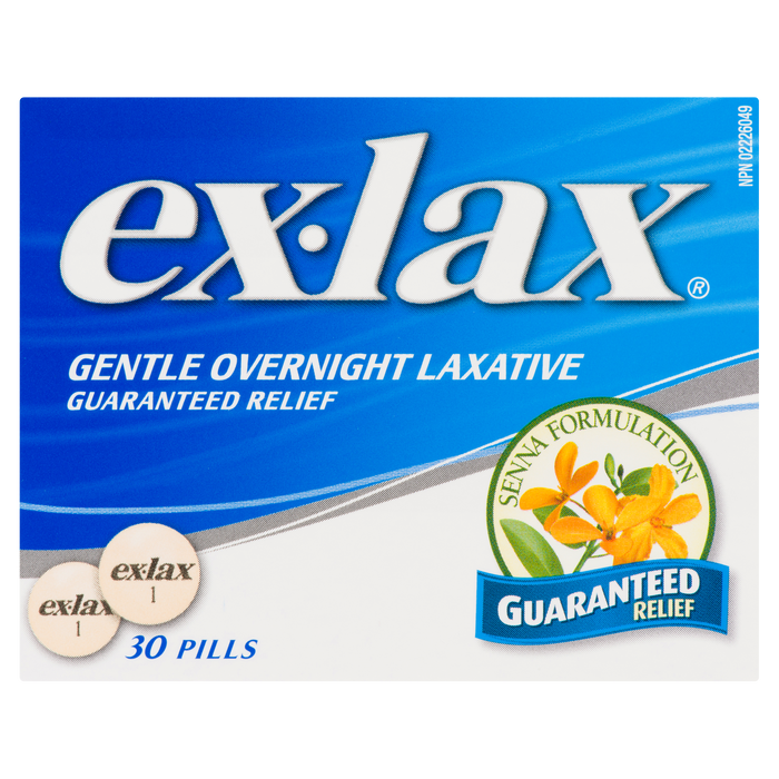 Ex-Lax Gentle Overnight Laxative 30 Pills