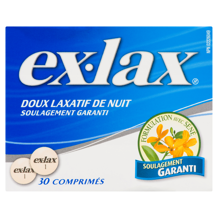 Ex-Lax Gentle Overnight Laxative 30 Pills