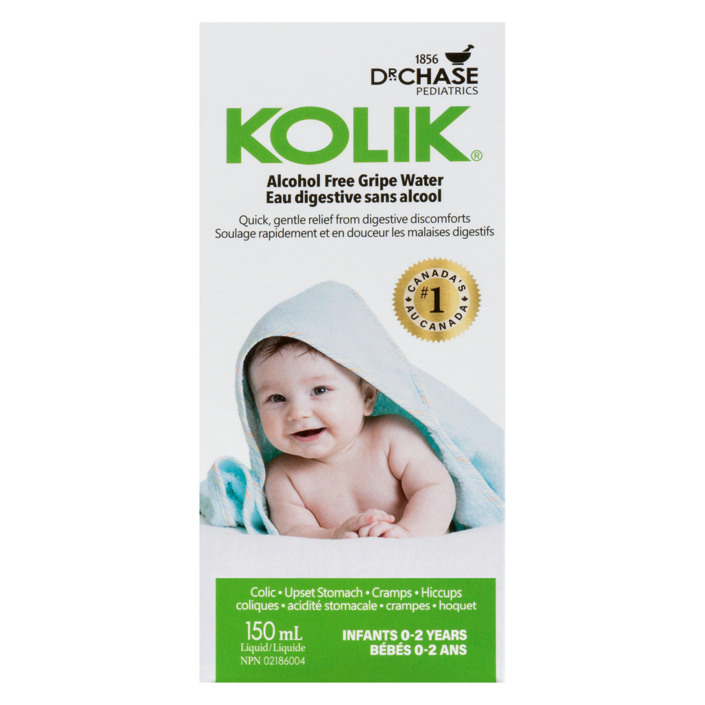 Dr. Chase Kolik Eau anti-coliques sans alcool pour nourrissons de 0 à