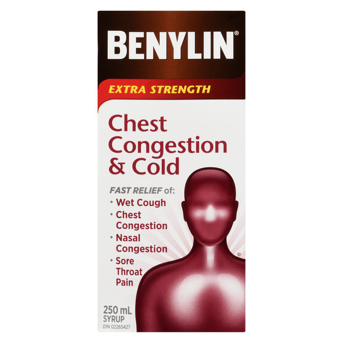 Benylin Syrup Chest Congestion & Cold Extra Strength 250 ml