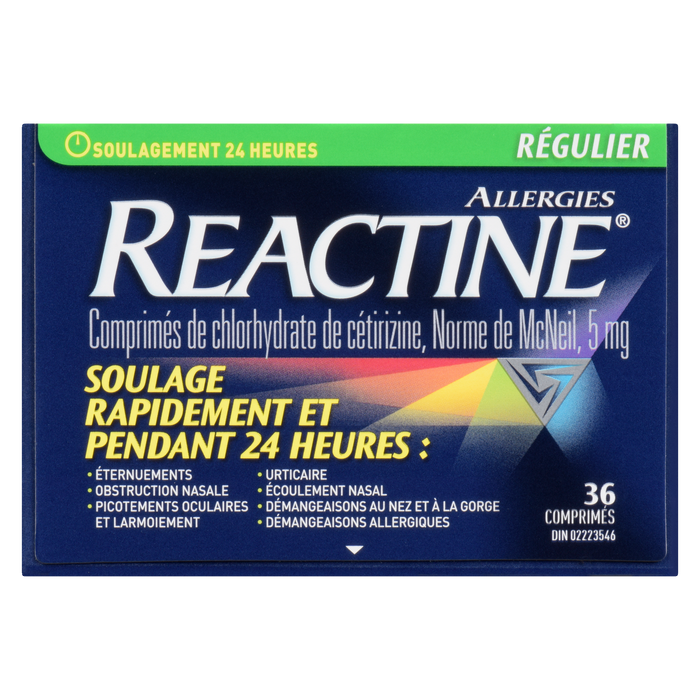 Reactine Allergy Force Régulière 36 Comprimés