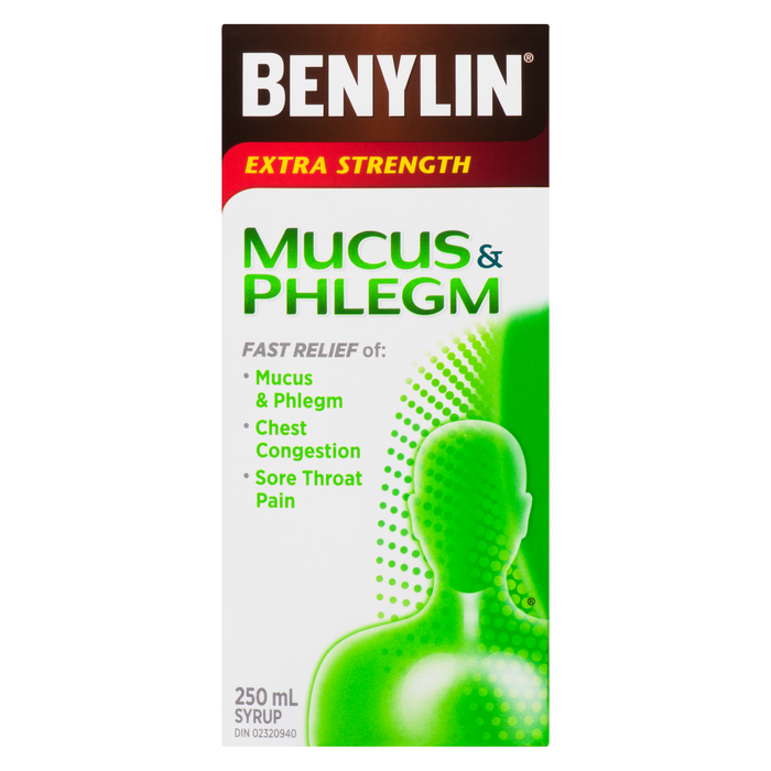 Benylin Mucus & Phlegm Syrup Extra Strength 250 ml