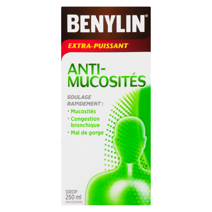 Benylin Mucus & Phlegm Syrup Extra Strength 250 ml