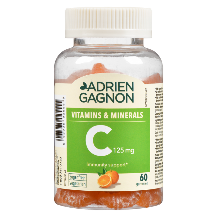 Adrien Gagnon C 125 mg Sugar Free 60 Gummies