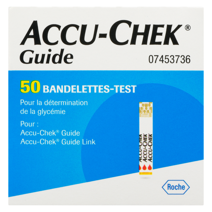 Bandelettes de test Accu-Chek Guide 50