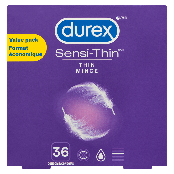 Pack économique de 36 préservatifs Durex Sensi-Thin