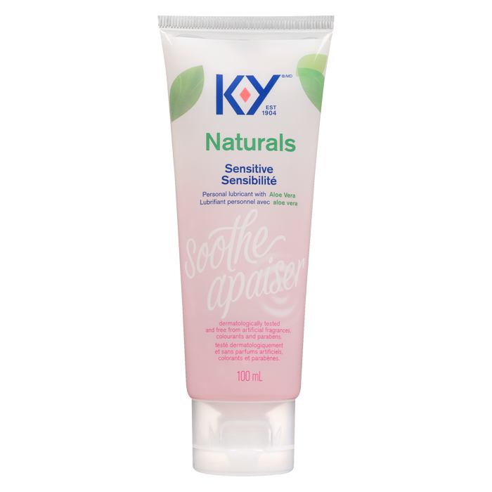 Lubrifiant personnel KY Naturals à l'aloe vera apaisant 100 ml