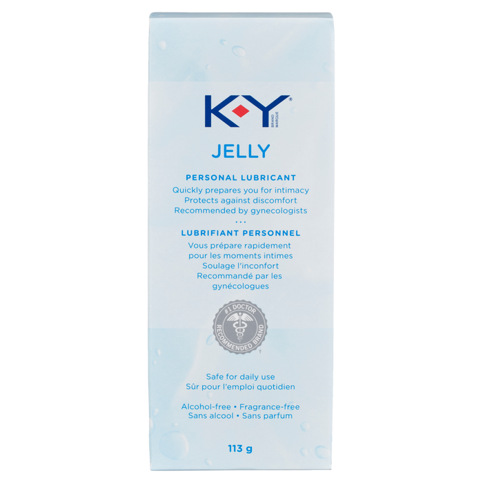 K-Y Jelly Water-Based Personal Lubricant for Added Comfort Glide 113 g