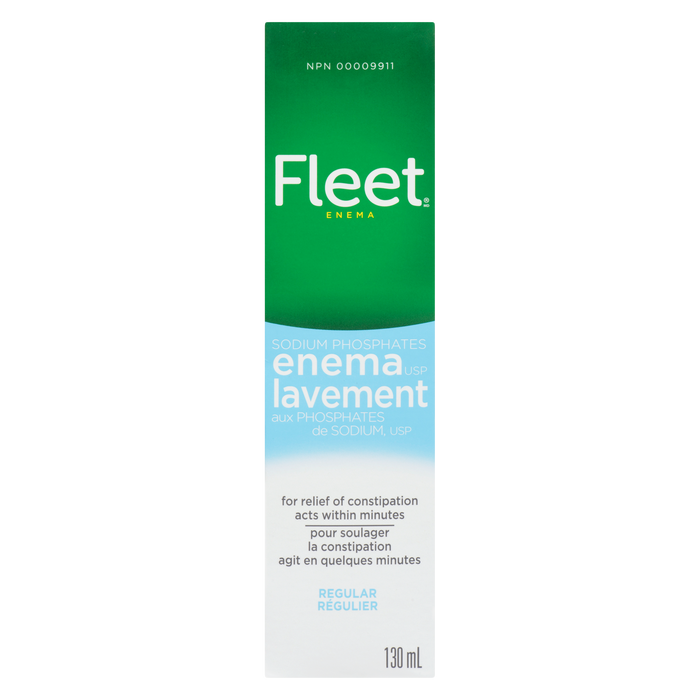 Lavement Fleet Enema aux phosphates de sodium USP régulier 130 ml