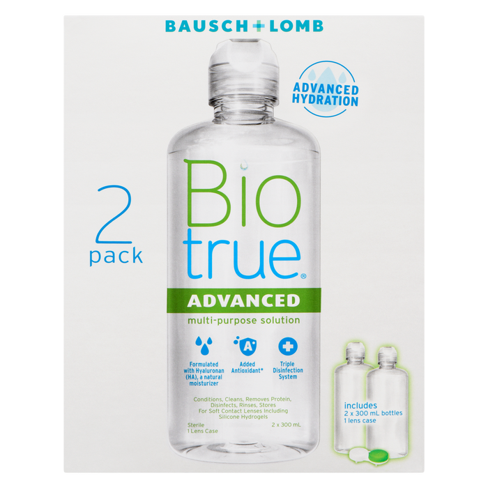 Bausch + Lomb Biotrue Advanced Solution Multi-Usages 2 x 300 ml