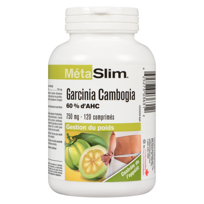 MetaSlim Garcinia Cambogia 750 mg 120 Tablets