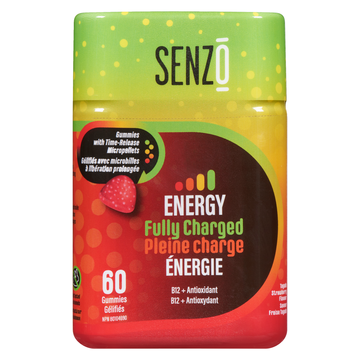 Senzo Gummies Saveur Fraise Tagada 60 Gummies - GreenShield Pharmacy Health  Store