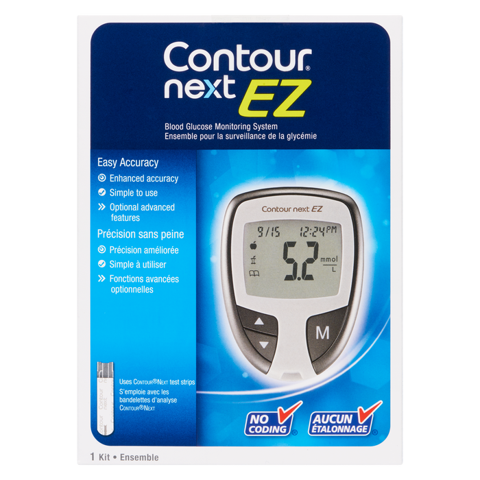 Contour Next EZ Blood Glucose Monitoring System 1 Kit