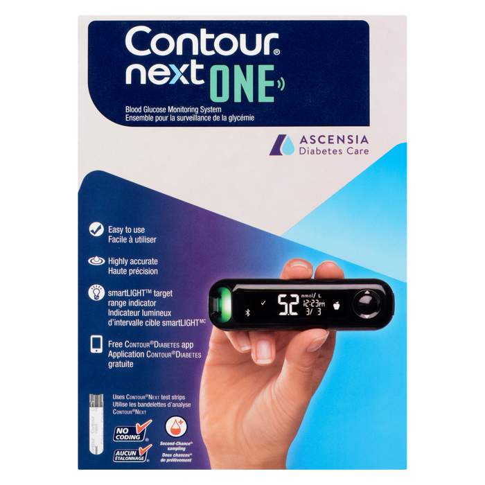 Contour Next One Blood Glucose Monitoring System 1 Kit