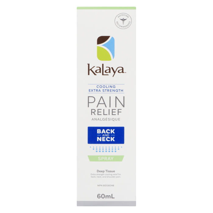 Kalaya Pain Relief Extra Strength Back and Neck Spray 60 ml