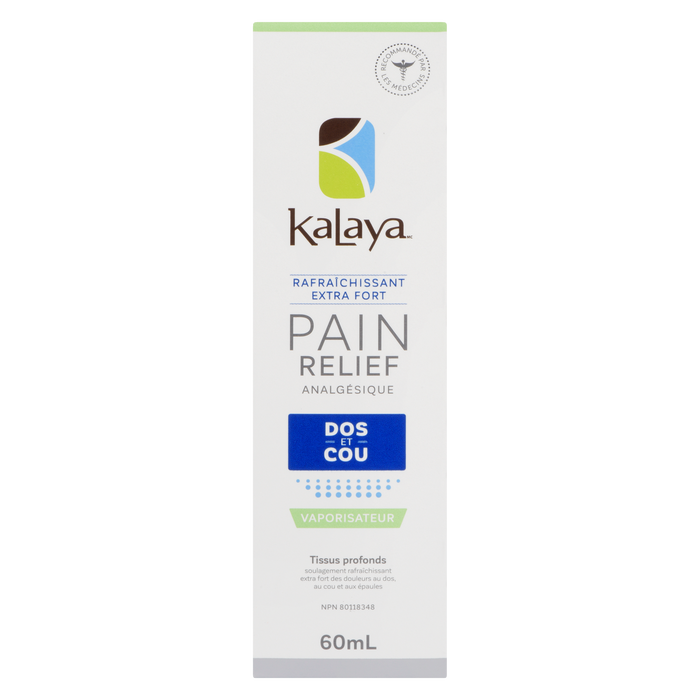 Kalaya Pain Relief Extra Strength Back and Neck Spray 60 ml
