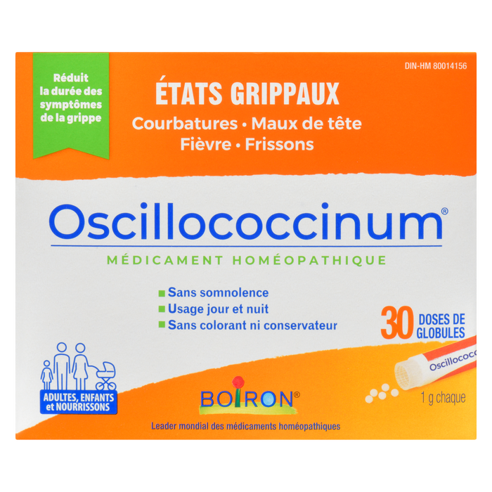 Boiron Oscillococcinum Médicament Homéopathique Adultes, Enfants et Nourrissons 30 Doses x 1 g