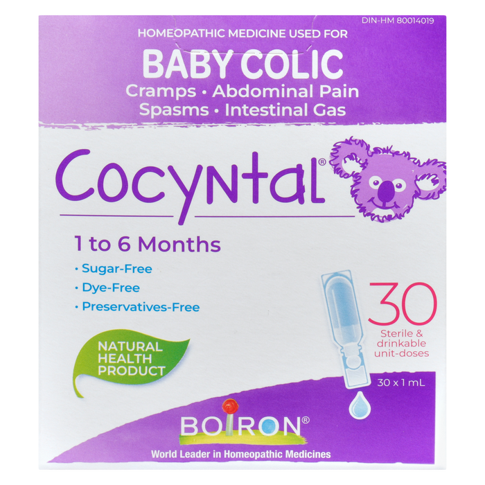 Boiron Cocyntal 1 à 6 mois 30 Unidoses stériles buvables x 1 ml