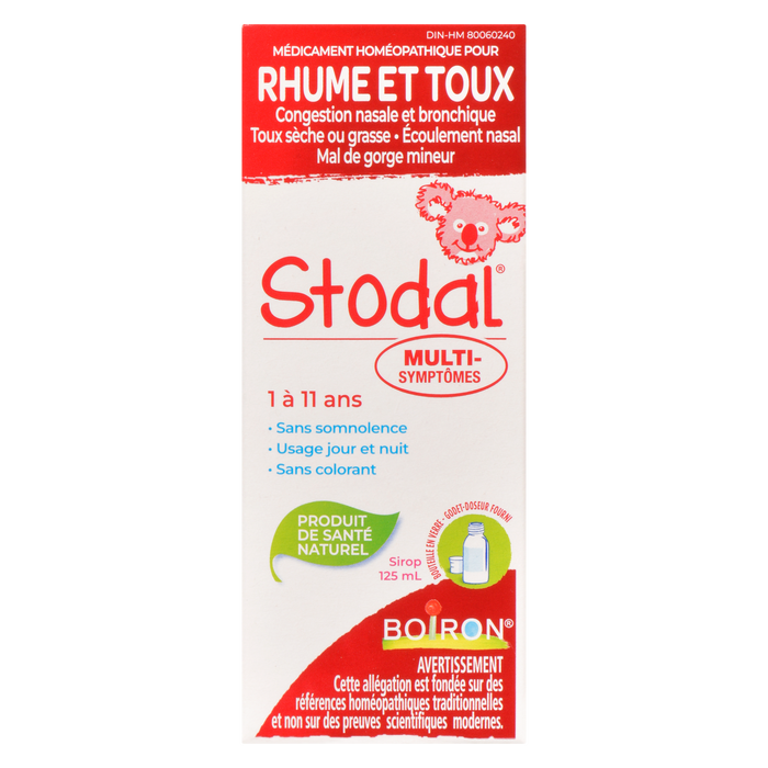 Sirop Boiron Stodal Multi-Symptômes 1 à 11 ans 125 ml