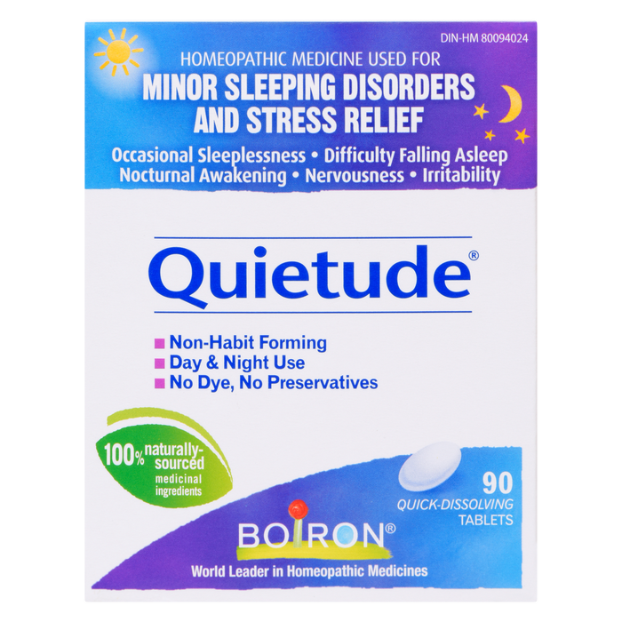 Boiron Quietude Sommeil &amp; Stress 90 Comprimés à Dissolution Rapide