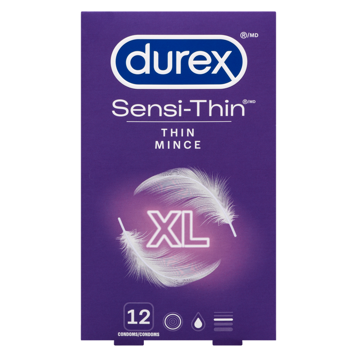 Préservatifs Durex Sensi-Thin Thin XL 12 préservatifs